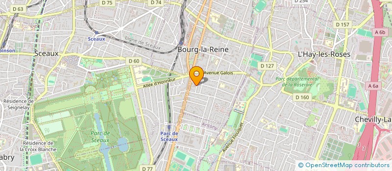 localisation de l'entreprise FORMAFUTUR à BOURG-LA-REINE