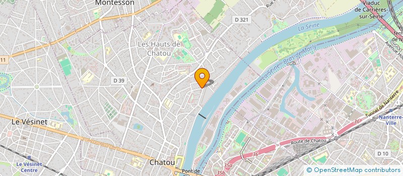 localisation de l'entreprise FORMAGAZ à CHATOU