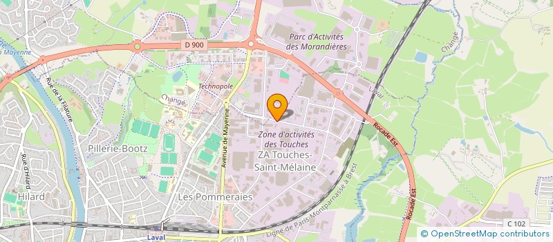 localisation de l'entreprise FORMAGIR à LAVAL
