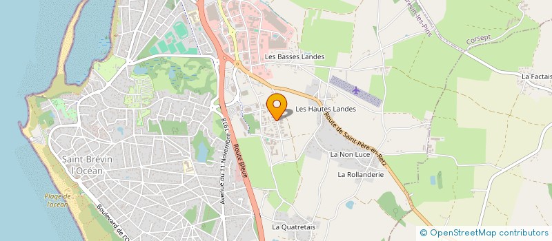 localisation de l'entreprise FORMAJADE à SAINT-BREVIN-LES-PINS