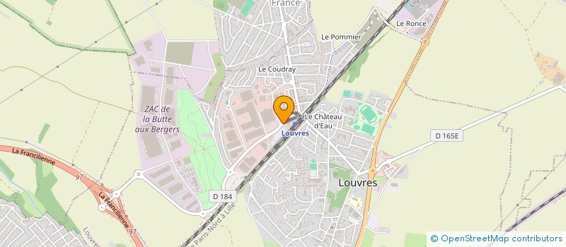 localisation de l'entreprise FORMAJOB  LOUVRES