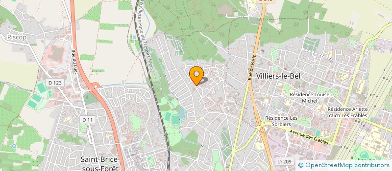 localisation de l'entreprise FORMAKA  SARCELLES