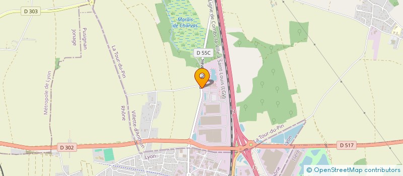 localisation de l'entreprise FORMALEC RHONE ALPES  VILLETTE-D'ANTHON