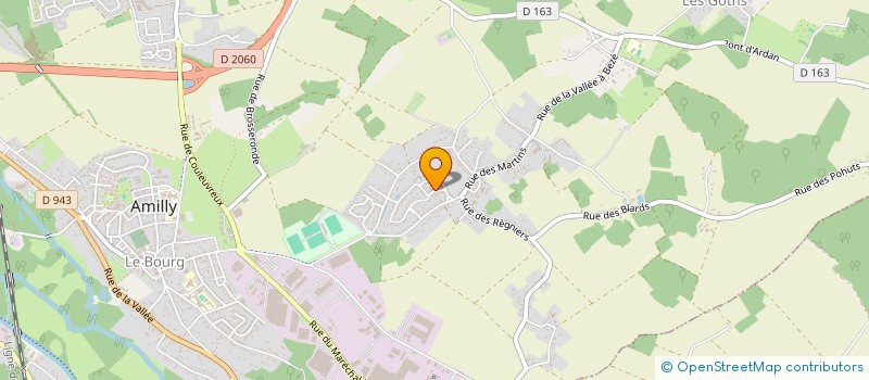 localisation de l'entreprise FORMALI'ZEN à AMILLY