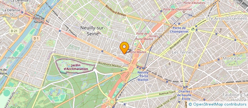 localisation de l'entreprise FORMALIFE à NEUILLY-SUR-SEINE