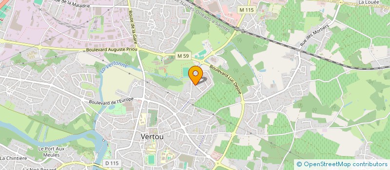 localisation de l'entreprise FORMALIS CONSEIL à VERTOU