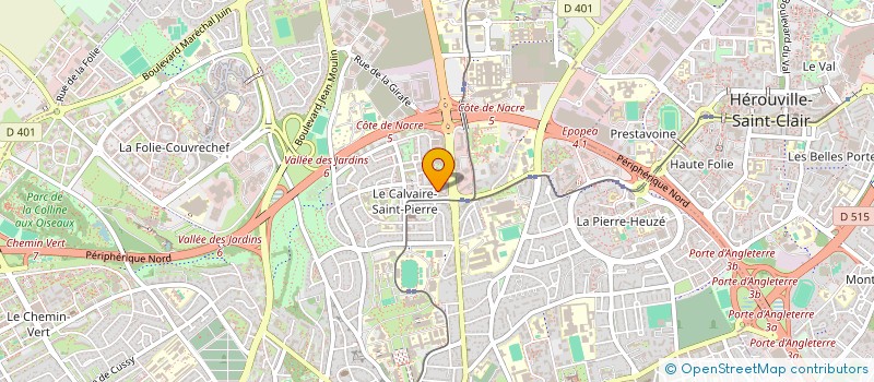 localisation de l'entreprise FORMALIT  CAEN