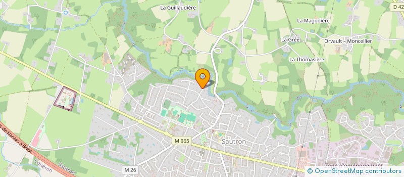 localisation de l'entreprise FORMALLIA  SAUTRON