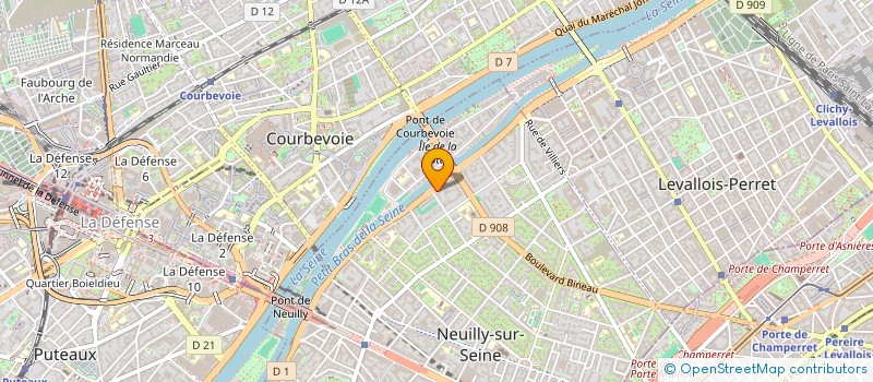 localisation de l'entreprise FORMALLIANCE à NEUILLY-SUR-SEINE