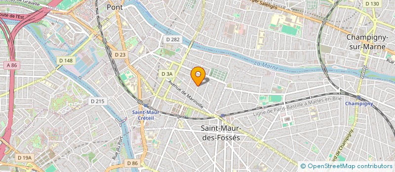 localisation de l'entreprise FORMALOG à SAINT-MAUR-DES-FOSSES