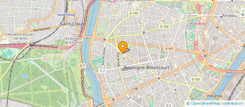 localisation de l'entreprise FORMALOG à BOULOGNE-BILLANCOURT