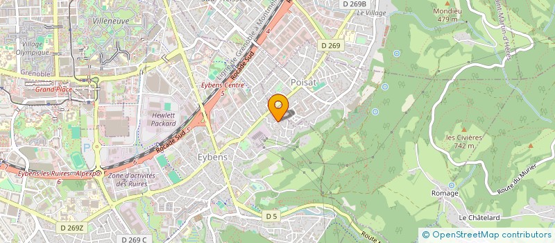 localisation de l'entreprise FORMALPES à EYBENS