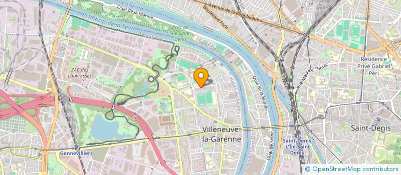 localisation de l'entreprise FORMAN à VILLENEUVE-LA-GARENNE