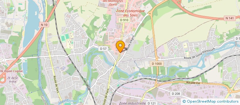 localisation de l'entreprise FORMAN MURS à CHAMPNIERS