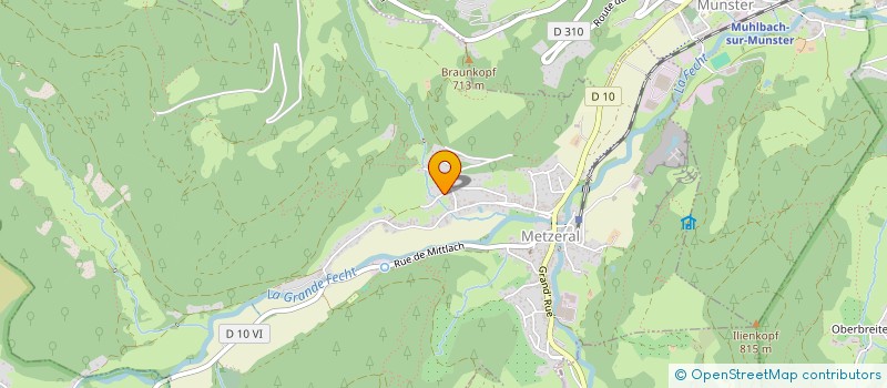 localisation de l'entreprise FORMANATURE  METZERAL