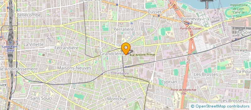 localisation de l'entreprise FORMANEGO  VILLEURBANNE