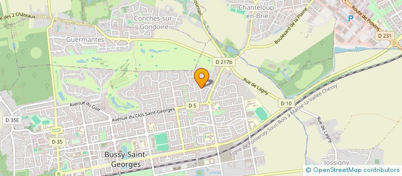 localisation de l'entreprise FORMANEO  BUSSY-SAINT-GEORGES