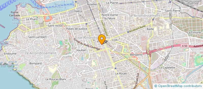 localisation de l'entreprise FORMANESSENCE à MARSEILLE 6EME