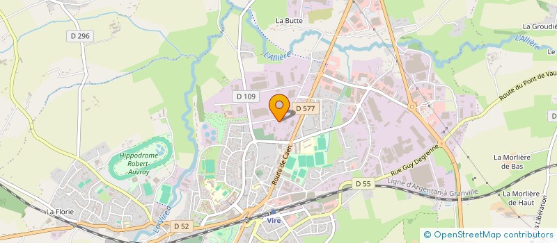 localisation de l'entreprise FORMANETT à VIRE-NORMANDIE