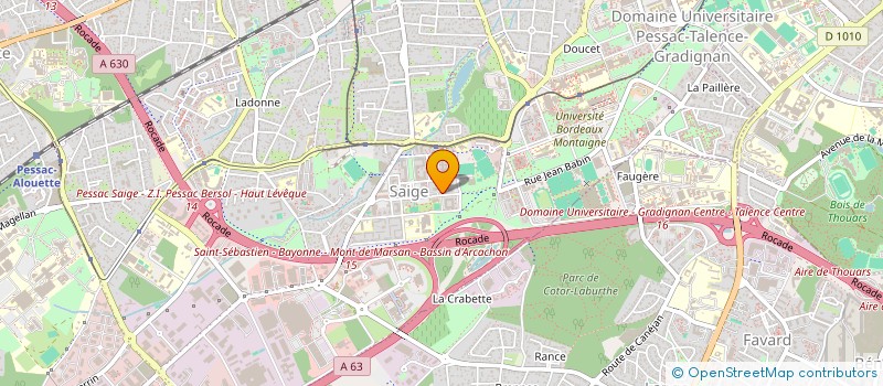localisation de l'entreprise FORMANOIR à PESSAC