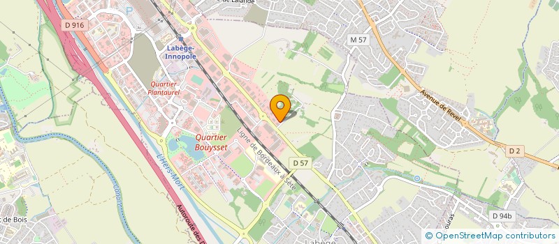 localisation de l'entreprise FORMAPACK à LABEGE