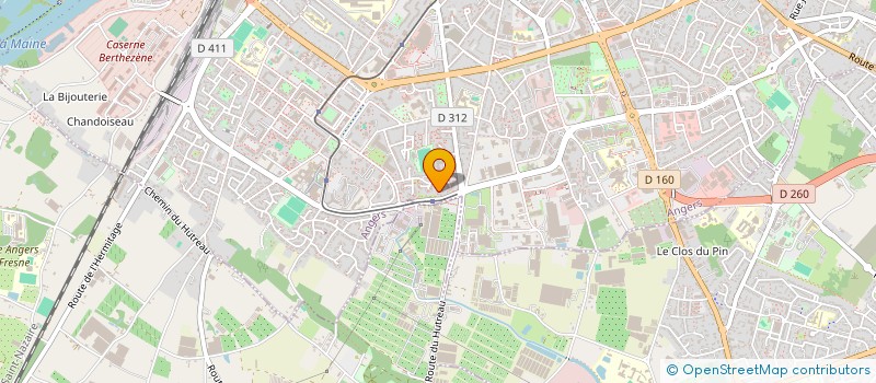 localisation de l'entreprise FORMAPHANIE à ANGERS