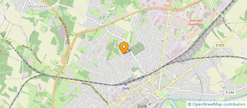 localisation de l'entreprise FORMAPI GRAND DOLE à DOLE