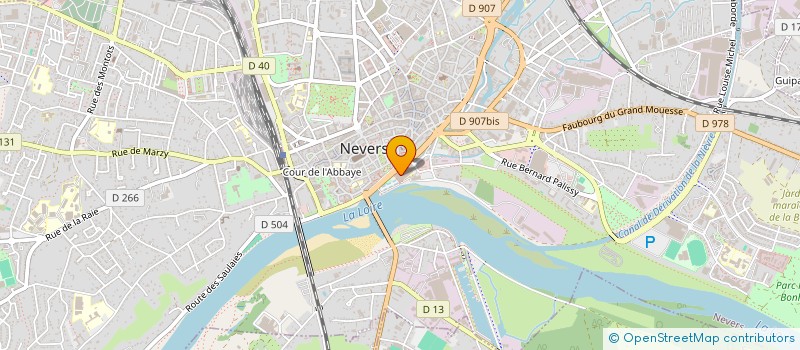 localisation de l'entreprise FORMAPI NEVERS à NEVERS