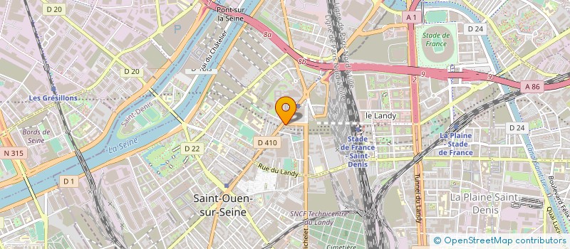 localisation de l'entreprise FORMAPOSTE ILE DE FRANCE à SAINT-DENIS