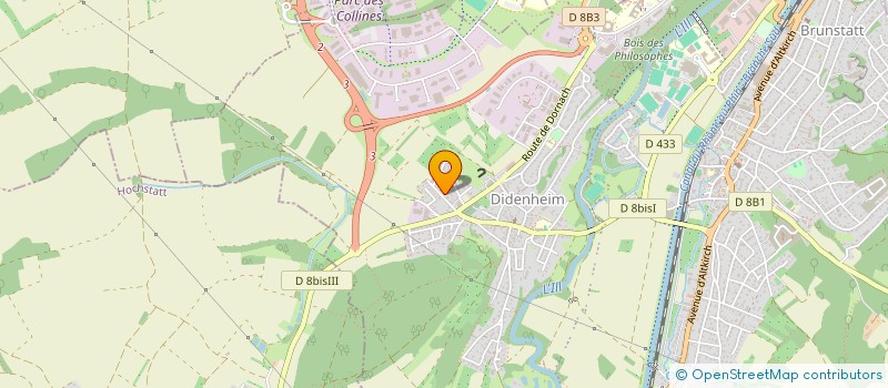 localisation de l'entreprise FORMAPP  BRUNSTATT-DIDENHEIM