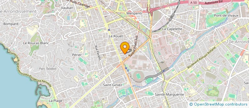 localisation de l'entreprise FORMAPRO CONSEIL à MARSEILLE