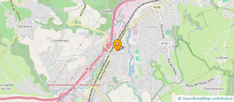 localisation de l'entreprise FORMAPRO CONSULTING  LA GRAND-CROIX