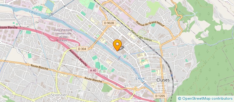 localisation de l'entreprise FORMAPRO & EVENTS à CLUSES