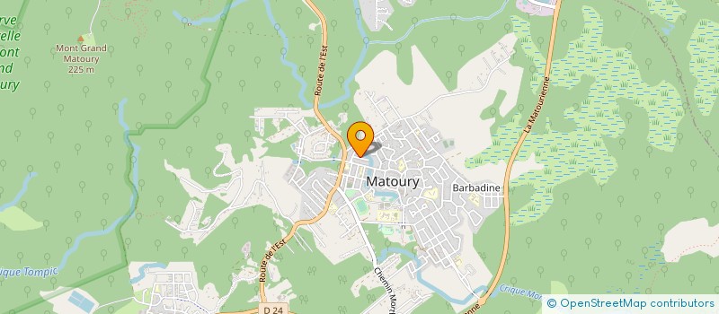 localisation de l'entreprise FORMAPRO GUYANE à MATOURY