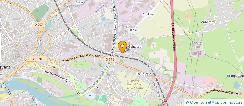 localisation de l'entreprise FORMAPRO SECOURISME ET DEFENSE à NEVERS