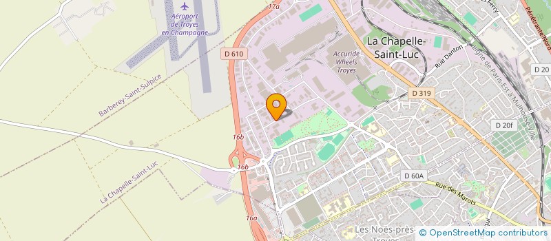 localisation de l'entreprise FORMAPROG à LA CHAPELLE-SAINT-LUC