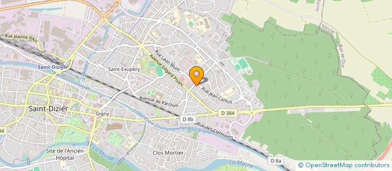 localisation de l'entreprise FORMAPROTEC à SAINT-DIZIER