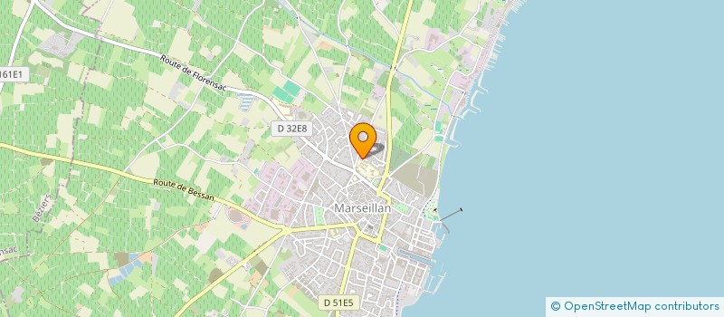 localisation de l'entreprise FORMAPV à MARSEILLAN