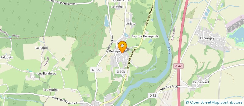 localisation de l'entreprise FORMAREC à PONT-D'AIN
