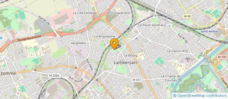 localisation de l'entreprise FORMARESO INVEST à LAMBERSART