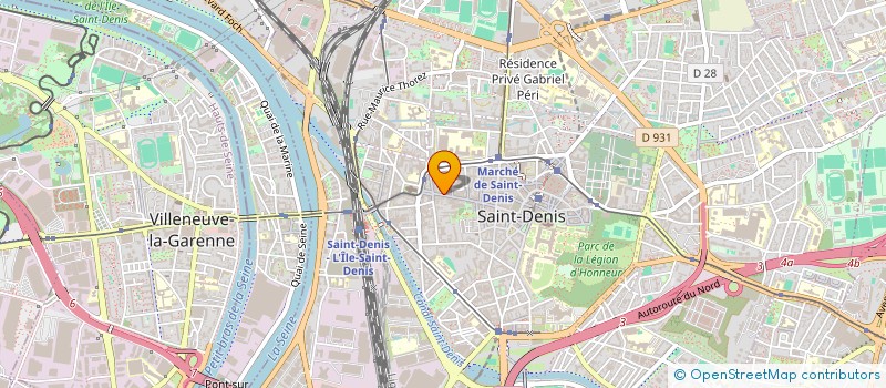 localisation de l'entreprise FORMARIS à SAINT-DENIS