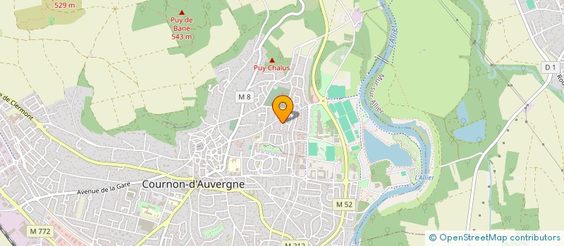 localisation de l'entreprise FORMARVERNE  COURNON-D'AUVERGNE