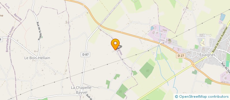 localisation de l'entreprise FORMASAFE NORMANDIE  LA CHAPELLE-BAYVEL