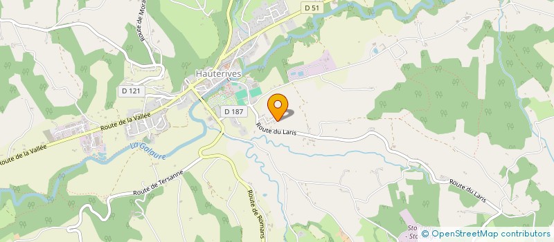 localisation de l'entreprise FORMASECUR  HAUTERIVES