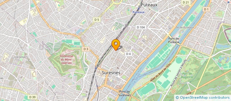 localisation de l'entreprise FORMASIA à SURESNES