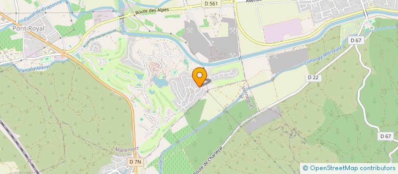 localisation de l'entreprise FORMASOL  MALLEMORT