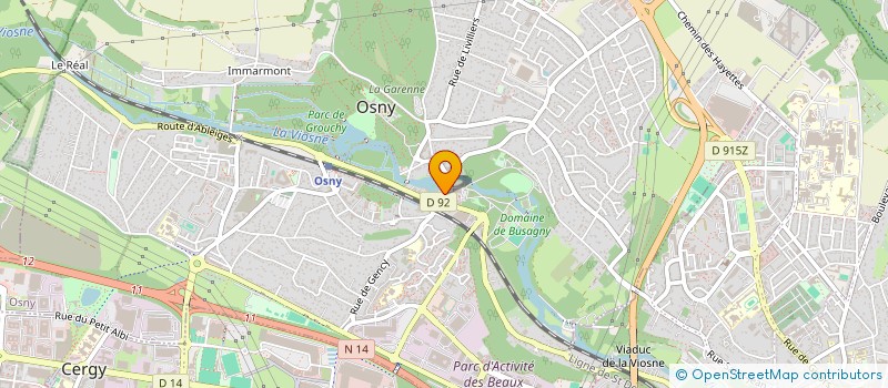 localisation de l'entreprise FORMASOLUTION à OSNY