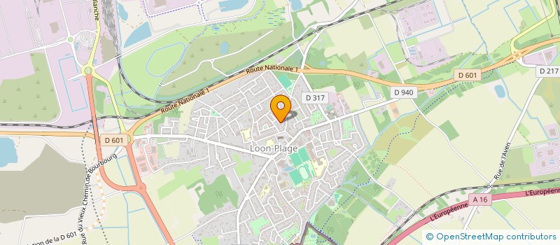 localisation de l'entreprise FORMASST  LOON-PLAGE