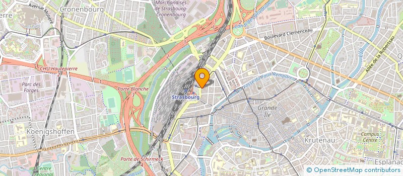 localisation de l'entreprise FORMAT 4 à STRASBOURG