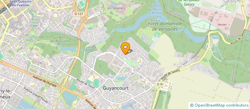 localisation de l'entreprise FORMAT  GUYANCOURT